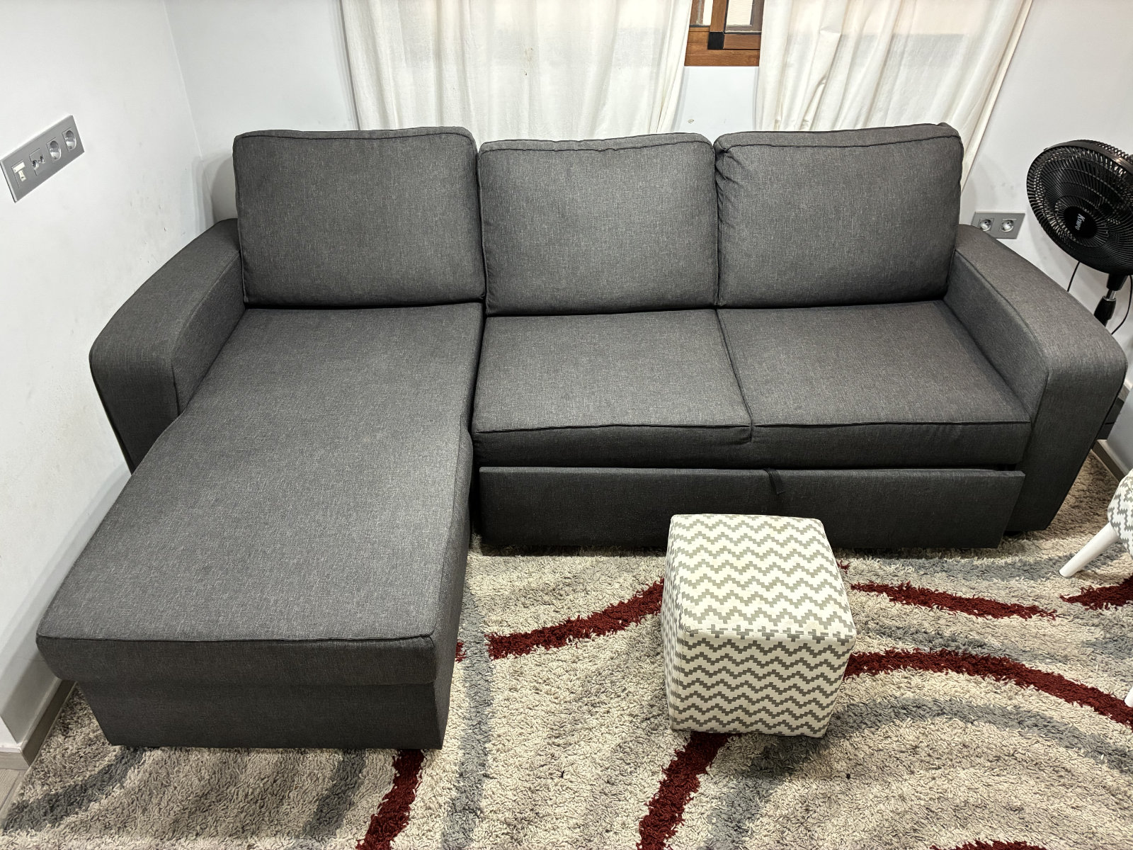 Sofa after professional upholstery cleaning by Clean Sur